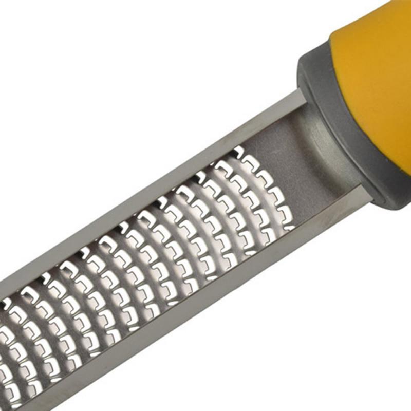 Rasp voor Parmezaanse kaas, verester voor citroen, nootmuskaat, gember, chocolade, knoflook, groenten, fruit van roestvrij staal, vaatwasmachinebestendig, fijn en grof rastermes