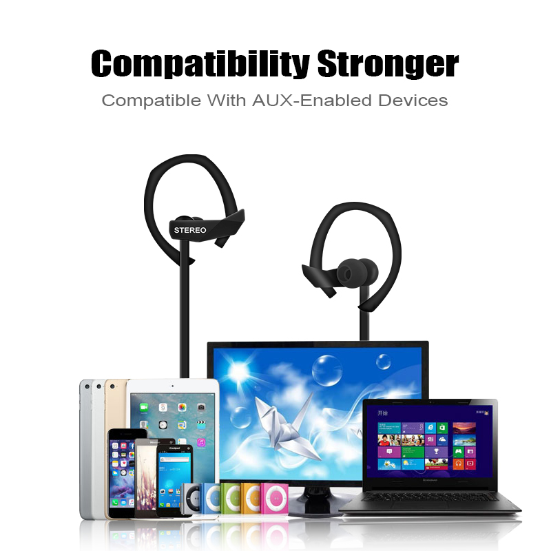 M&J M05 3.5mm Super Bass Wired Sport Headphone Stereo Running Headsets With Microphone For PC Iphone Samsung Xiaomi