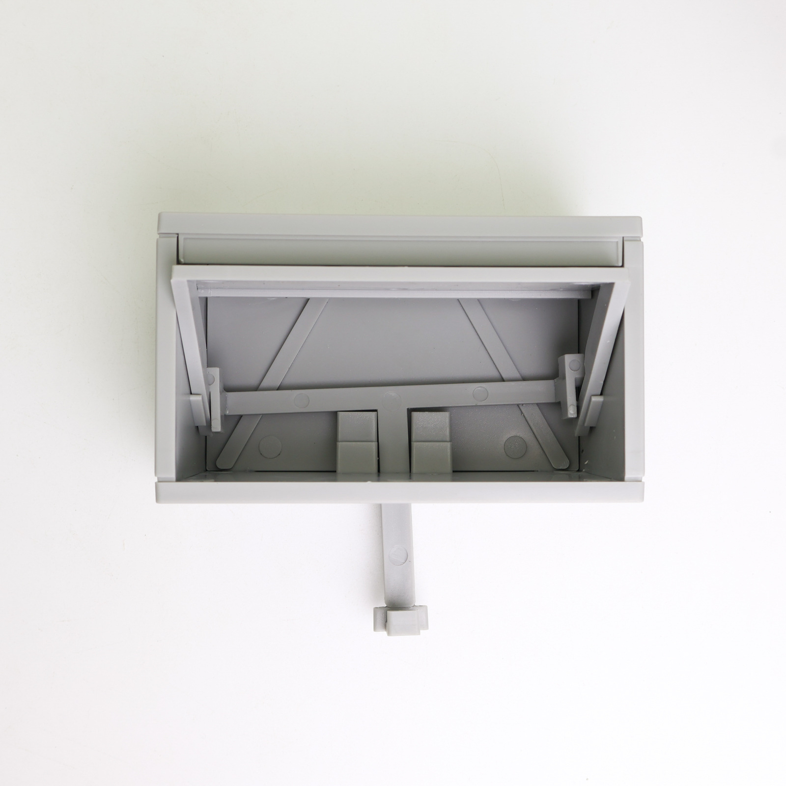 Car Garage Key Holder With Opening Door Space-saving Key Rack Durable For Vehicle Enthusiasts Key Storage Supplies: Dark Khaki