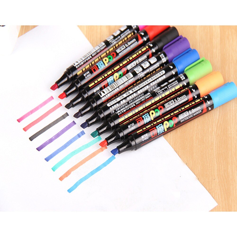 8 PC/Lot 8Color Repeated Filling Dry Erase Marker... Grandado