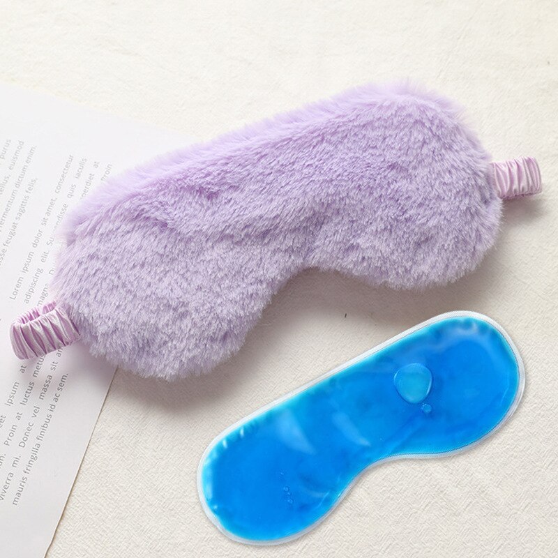 Comfortable Sleep Mask Cold Gel Mask Eye Patches Eyeshade For Sleeping Aid Relieve Dark Circles Eyes Relax Masks Health Care: H