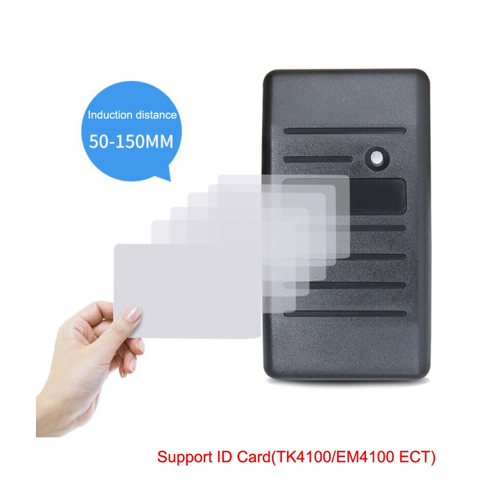 125khz Waterproof RFID Card Reader Wiegand 26 34 Card Reader LED Indicators Security RFID EM ID Card Access Control Reader