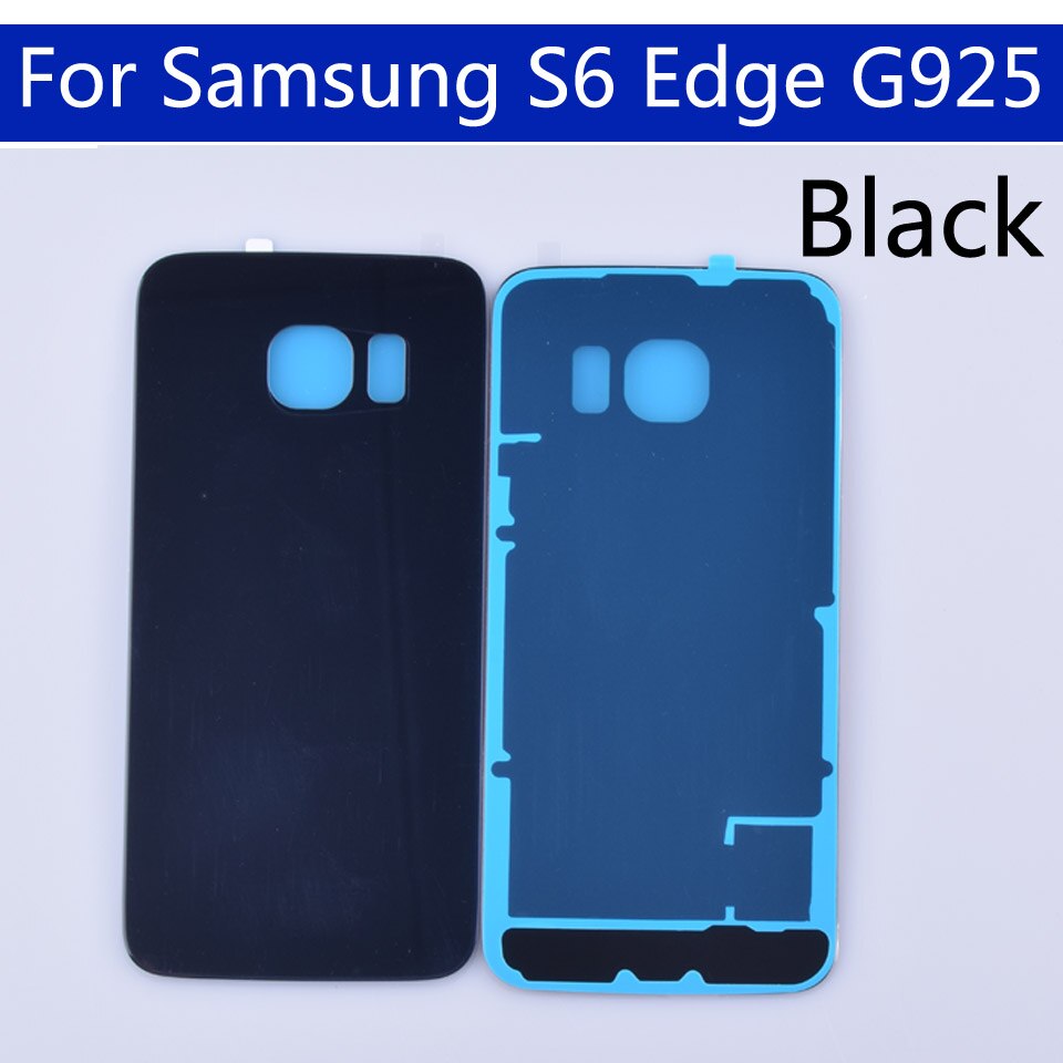 S6Edge Batterij Back Cover Voor Samsung Galaxy S6 Rand G925 SM-G925V SM-G925P G925F G9250 Achter Behuizing Batterij Deur Case