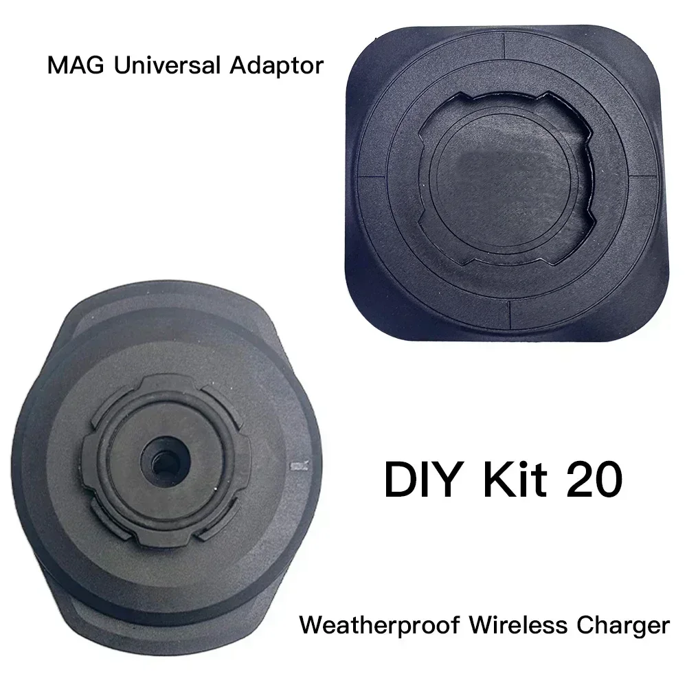 Motorrad Drahtlose Ladegerät Lenker Vorbau Gabel Halterung Telefon Halterung Vibration Dämpfer MAG Universal Adapter Bremse Kupplung