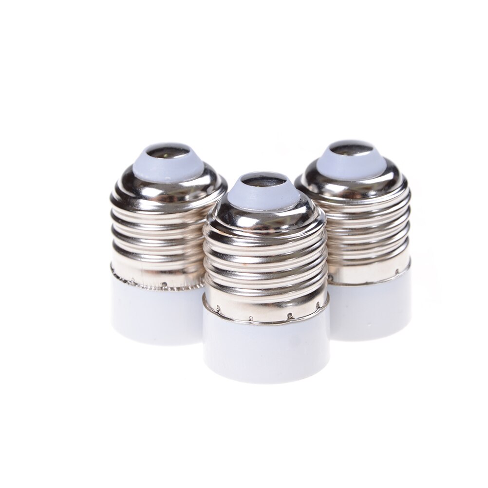 1 st.  e14 to e27- voets schroeflamp lamphouder adapter fitting converter kunststof vlamvertragend pbt converter