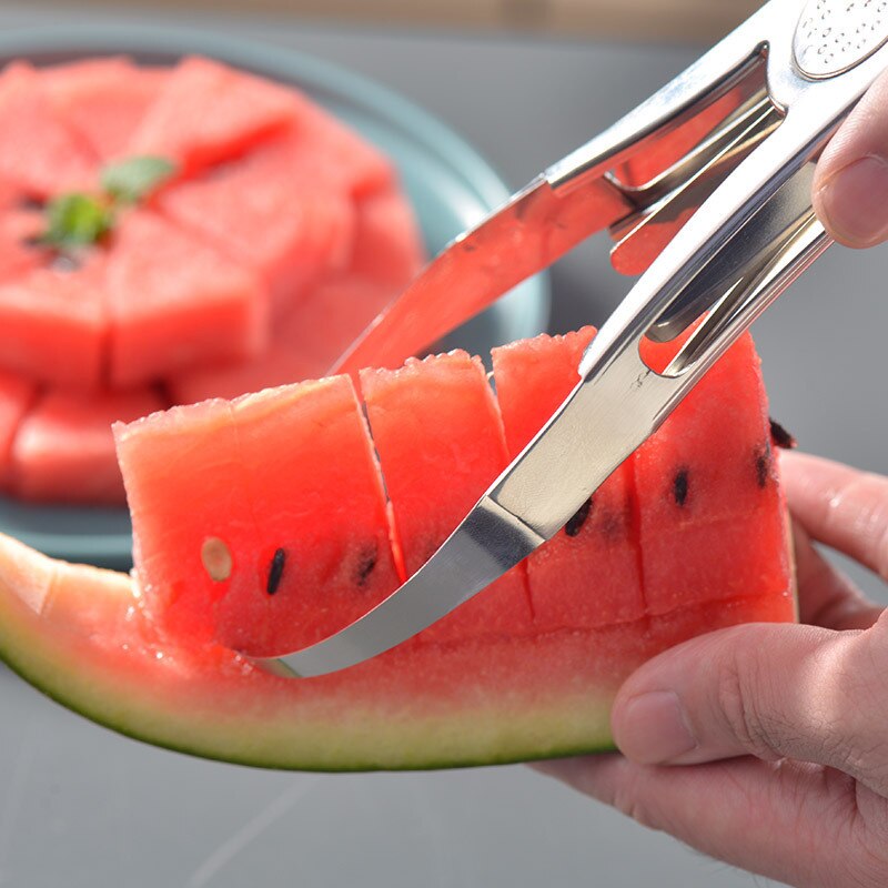 Multifunctional Mango Peeling Separator Stainless Steel Peeler Manual Fruit Cubes Cutter Pawpaw Digging Kitchen Gadgets