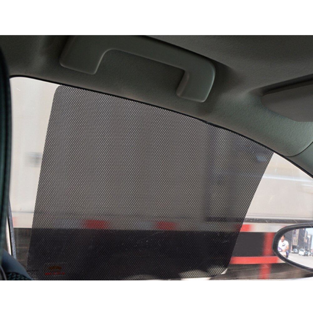 2pcs Car UV Protection Auto Side Window Mesh Film Car Sun shade Sticker Windshield Net