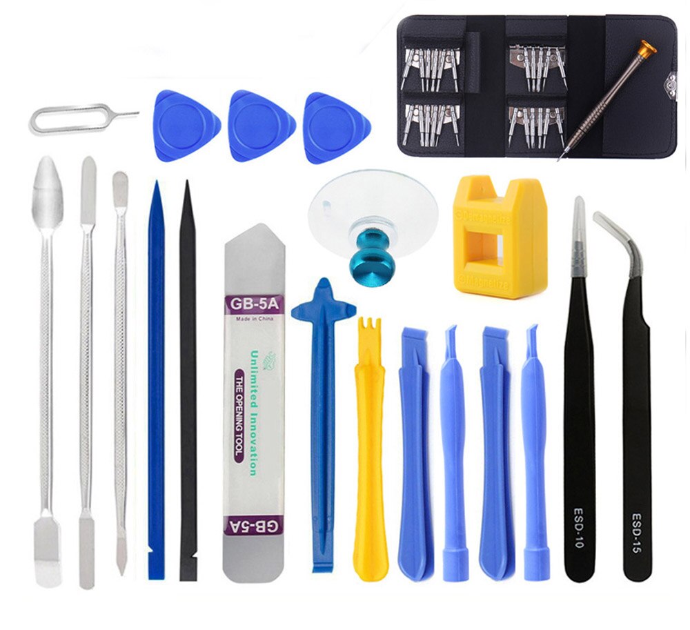 45 in 1 Mobile Phone Repair Tool Kit Multi Opening Disassembly Repair Tool Set For Iphone For Samsung S6 S7 Edge Hand Tools Set: Default Title
