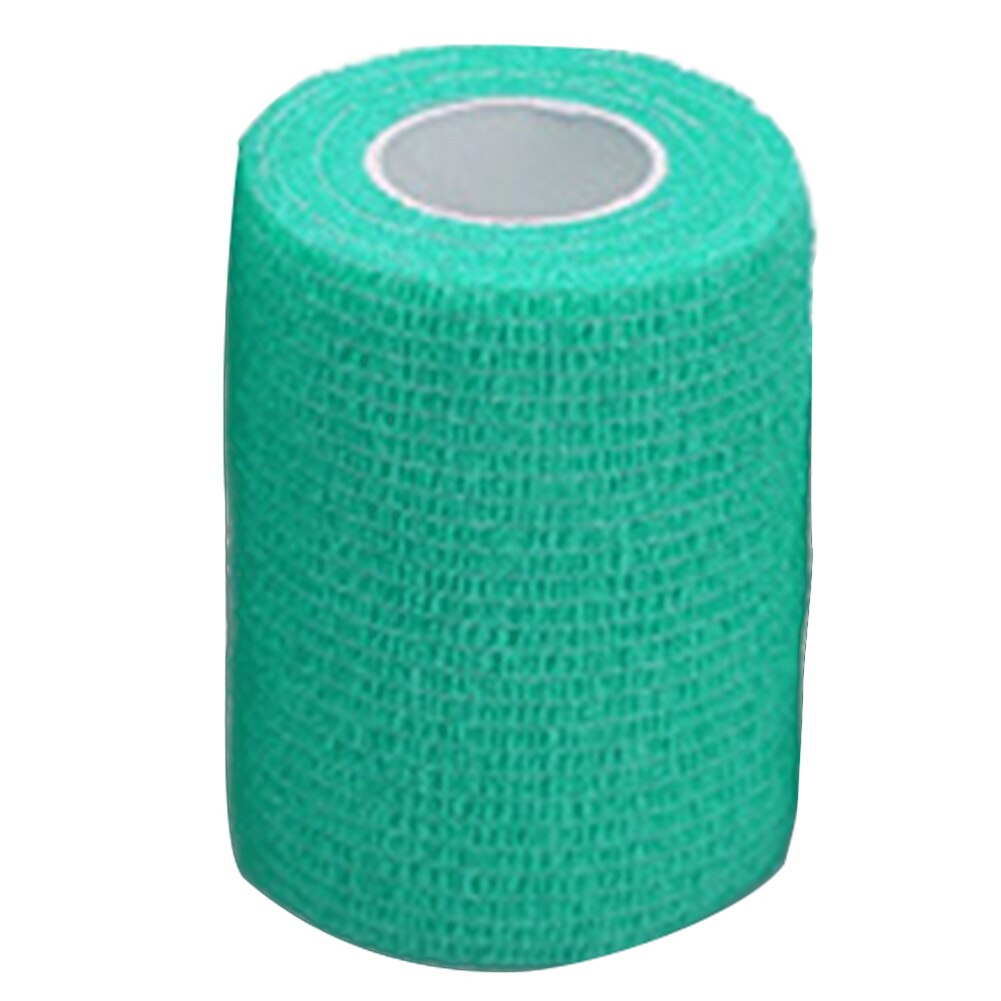 3 stk sports selvklæbende elastisk bandage smertelindring åndbar finger håndflade knæ ankel bandage pleje støttepuder: Grøn / S