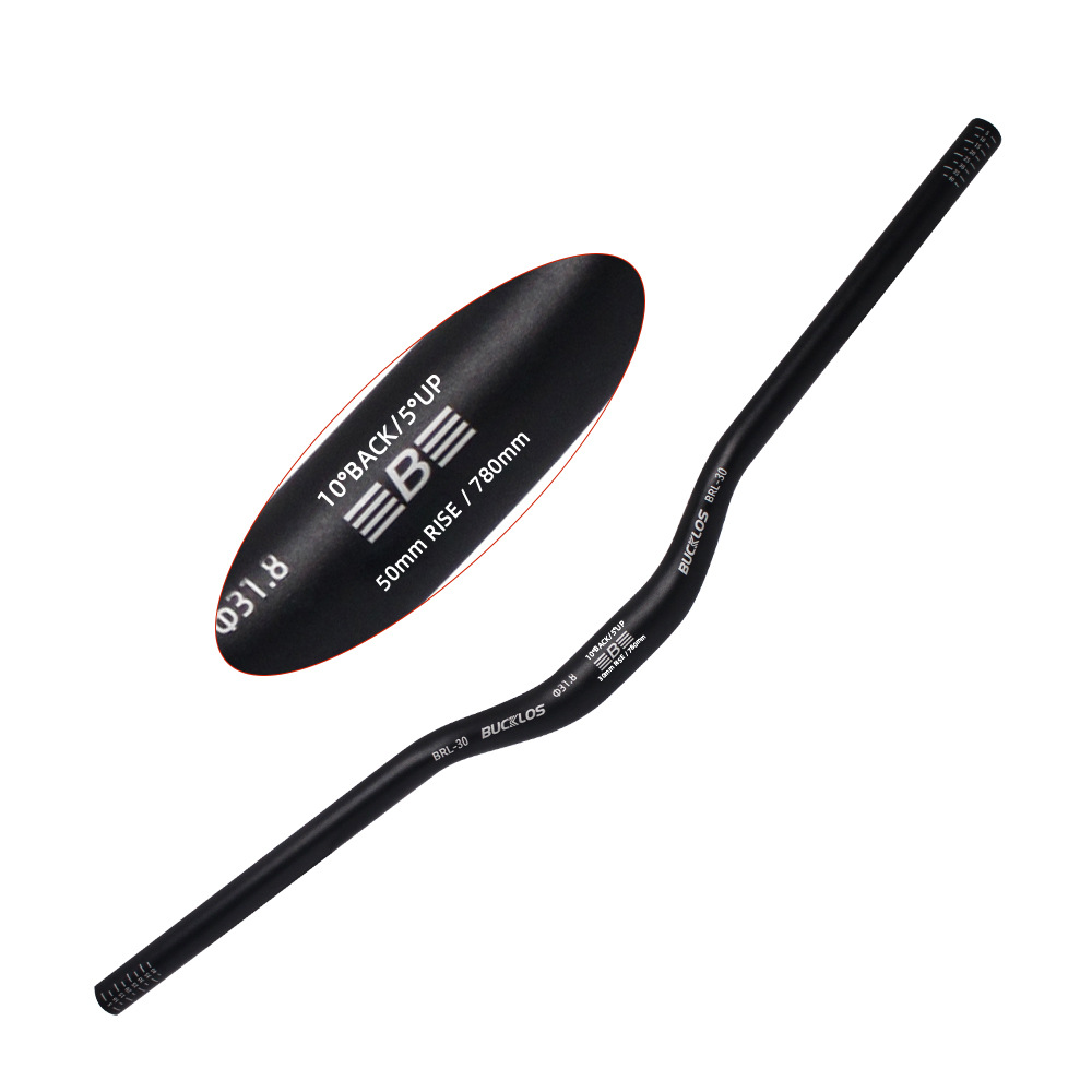 31,8*720/780mm Mountainbike Lenker 25,4*620/660/720mm Aluminium Legierung schlucken Geschwindigkeit Nieder Heber Mtb Lenker Fahrrad Zubehör: Schwarz