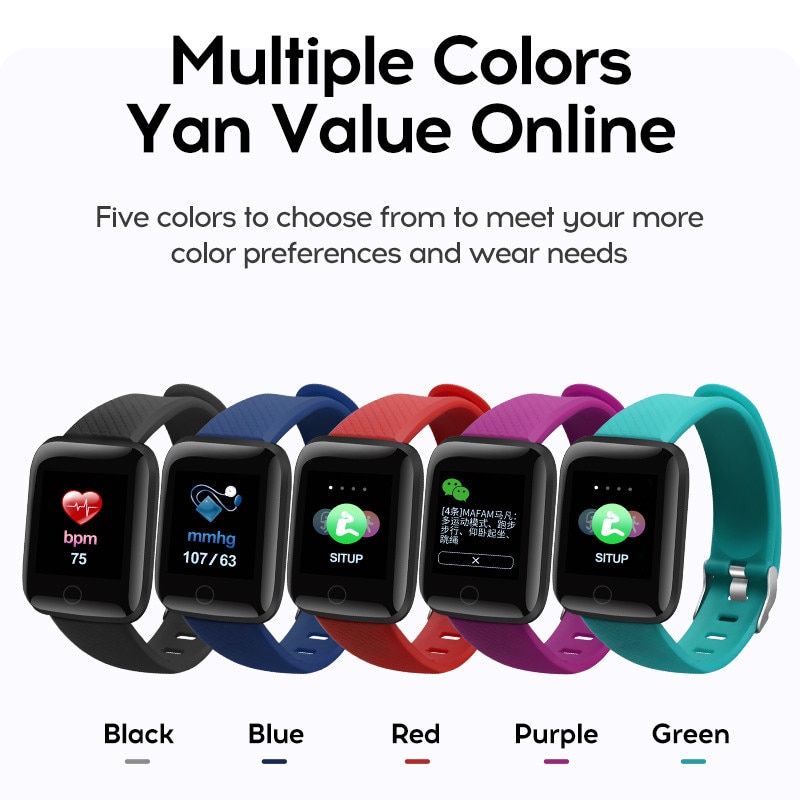 montres numériques hommes ou femmes montre intelligente pression artérielle étanche moniteur de fréquence cardiaque Fitness Tracker Sport fitness montre