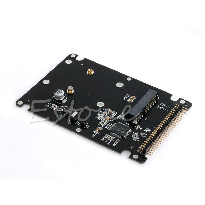 Neue mSATA zu 2,5 "44Stift IDE HDD SSD mSATA zu PATA Konverter Adapter Karte + CaseWholesale