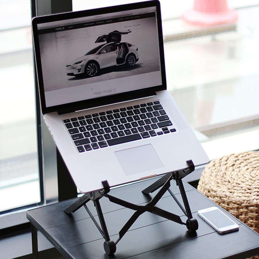 NEXSTAND K2 Laptop Stand Folding Portable Laptop Stand Viewing Angle Height Adjustable Bracket Laptop Accessories Notebook Stand