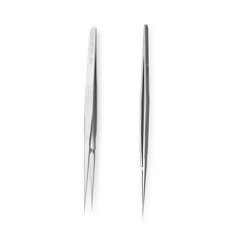 B&amp;R Precise Anti-dislocation Tweezers Lengthened clasp For iPhone Mainboard Fingerprint Repair Fly line BGA Weld Tweezer