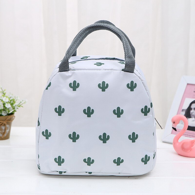 Portable Lunch Bag Women kids Thermal Insulated Lunch Box Tote Handbag Bento Pouch Dinner Container School Food Storage Bags: E471930