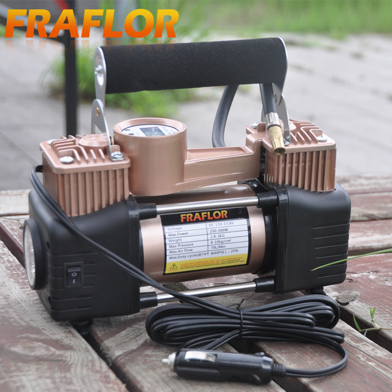 Portable Digital Car Air Compressor Heavy Duty Car 12V Inflating Pump Electric Tire Inflator Inflatable Pump Default Setting