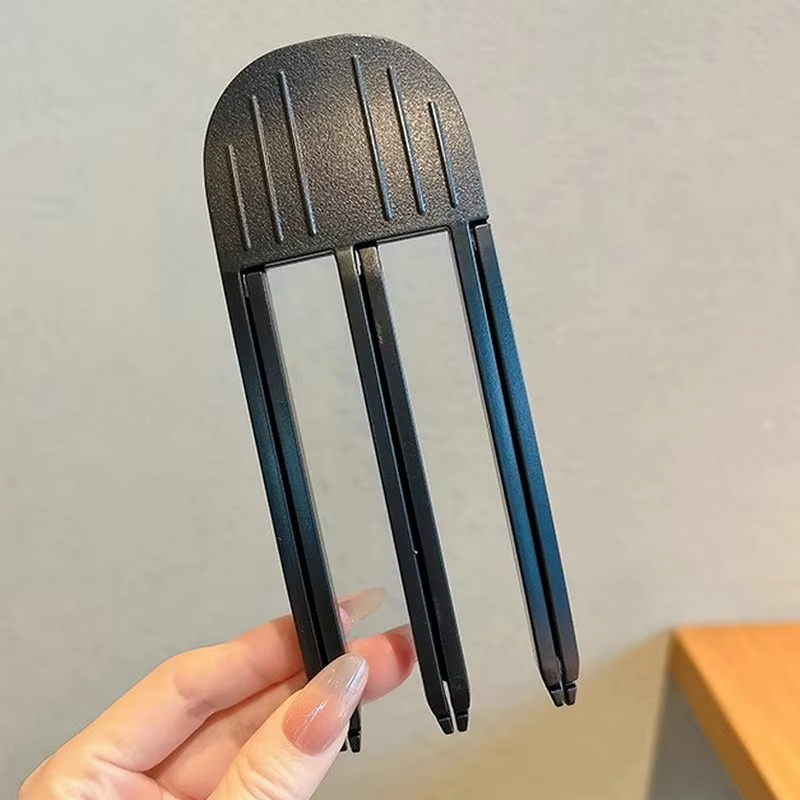 1/2 stücke Neue Heatless Haarpflege Wurzeln Natürliche Flauschigen Haar Clip Keine Hitze Haar Curler Styling DIY Haar Styling flauschigkeit Werkzeug: Dunkelgrau