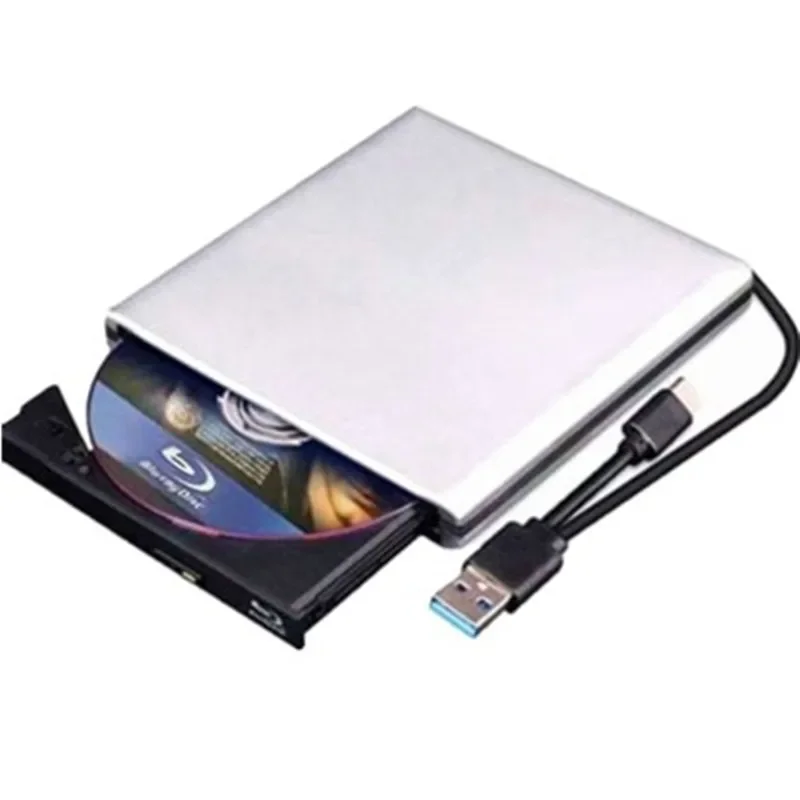 UHD 4K Blu-Ray Burner USB3.0 External Optical DVD Drive Recorder BD-RE/ROM 3D Blu-Ray Players Writer Reader for MAC OS