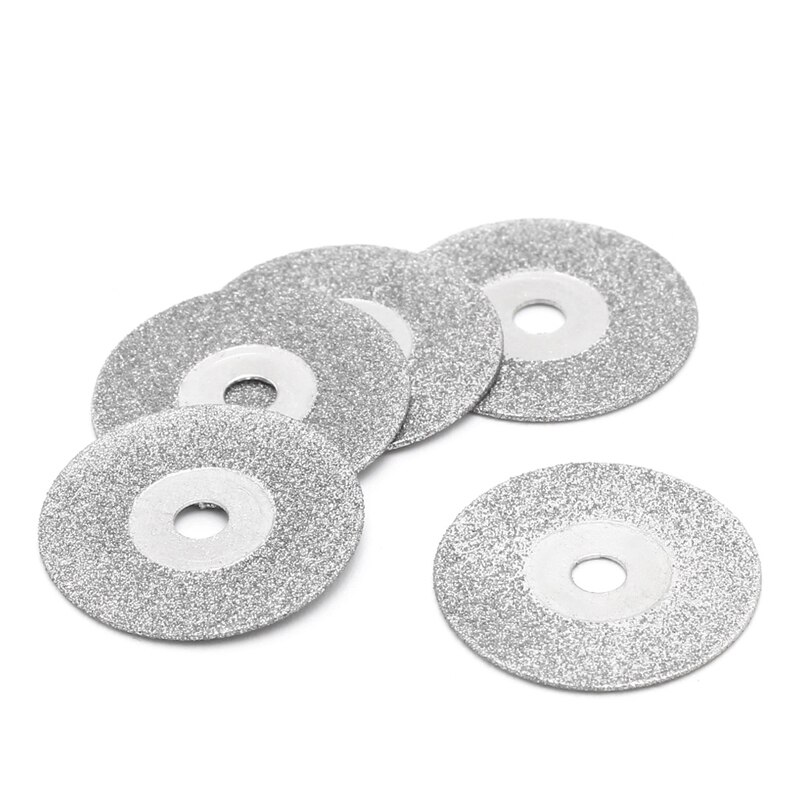 5 stuks dremel-accessoires: diamant slijpschijf, zaag, cirkelzaag, dremel-rotatiegereedschap, diamantschijven