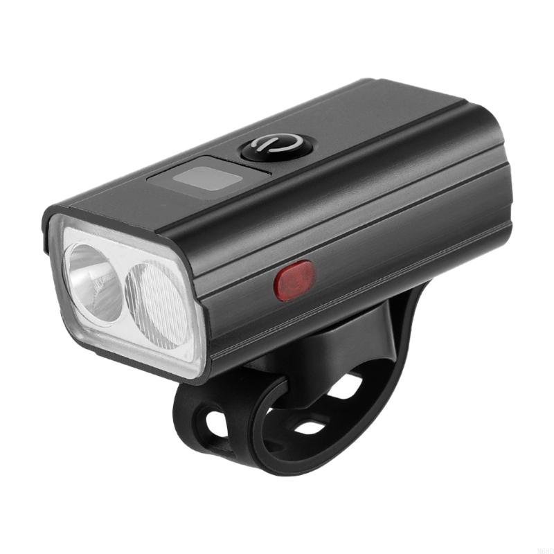 Bright Road Bike Front Light Rechargeable Bicycles Headlight Light Waterproofs Bicycles Light Cycling Accessories M68D: Yellow
