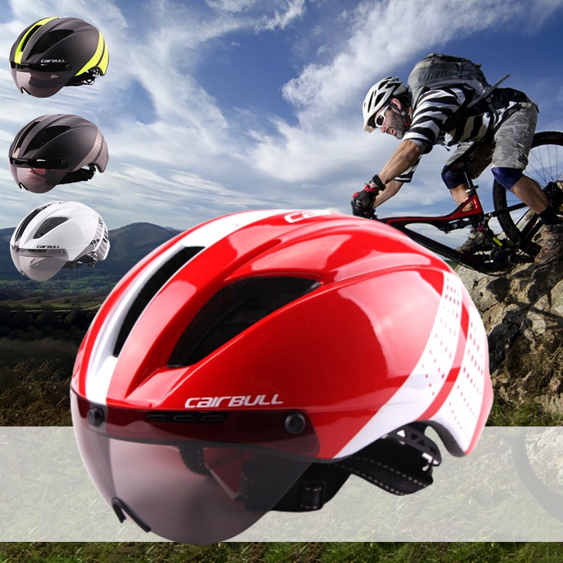Unisex Cycling Helmet With Goggles Ultralight MTB Bike Helmet Mountain Road Sport Specialiced Bicycle Helmets Bike Equipment