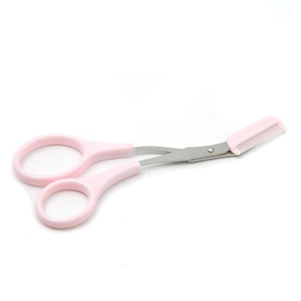 Rasoir pour sourcils et sourcils pour femmes, peigne, tondeuse, épilateur, outil de maquillage, cosmétique: light pink 1 comb
