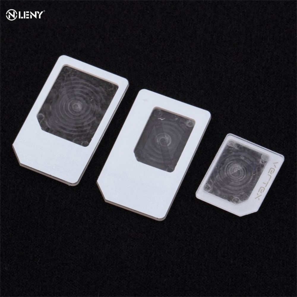 1 set/3 Voor nano SIM voor Micro Standard Card Adapter Lade Houder Adapters Voor iPhone 5 Gratis/