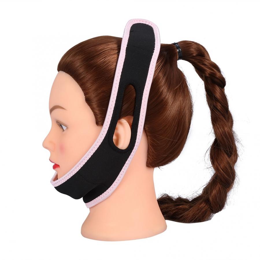 Sova ansiktslyft mask massage shaper ansikts bantning haka hals lyft upp bandage korrigering bälte ansiktsformare bandage ansiktskorrigerare