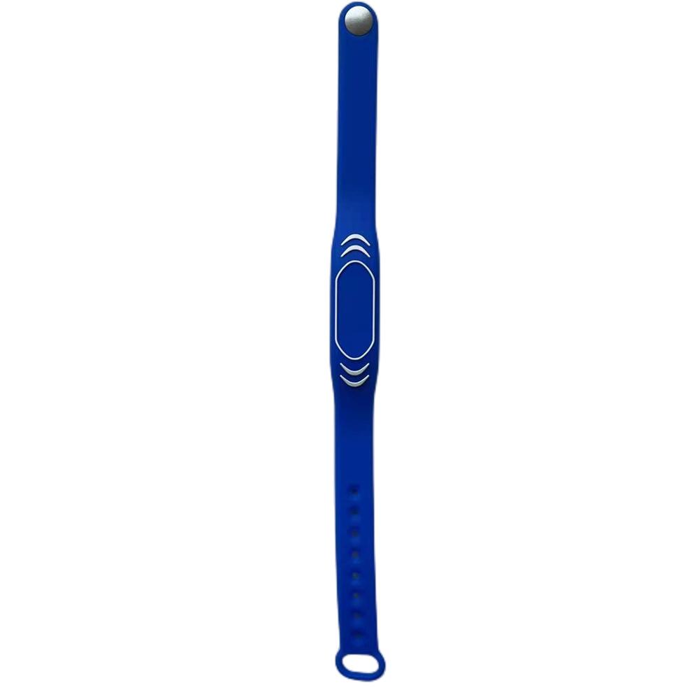 1Pcs 13.56MHz Adjustable RFID Waterproof Soft Wristband Silicone Bracelets NFC Smart S50 1K IC Key Keyfob Card: Blue