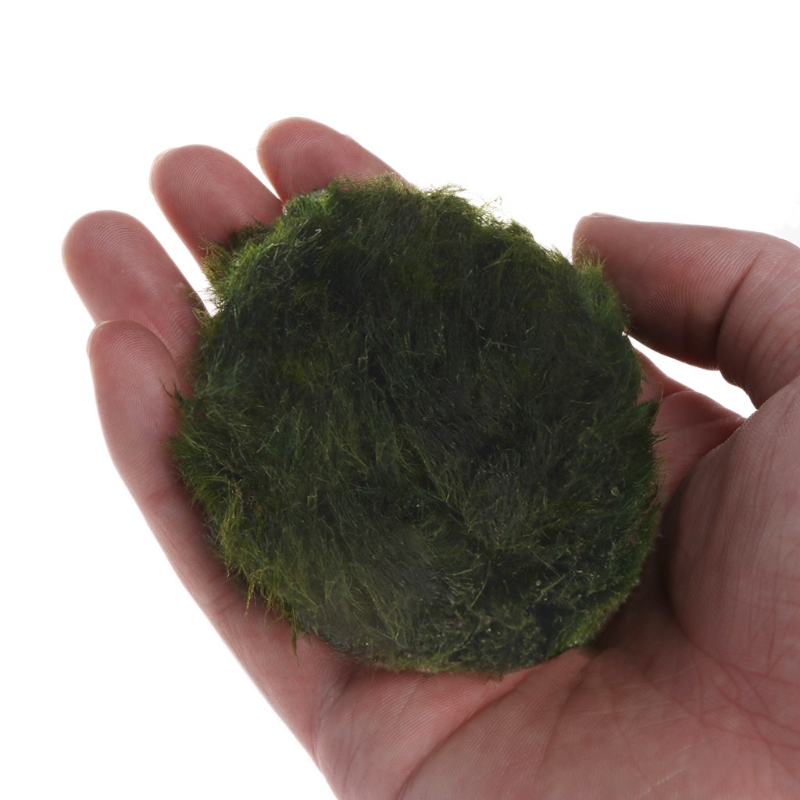 Artificial Moss Ball Fish Tank Aquarium Decor Ornament 2.5-4.5cm Natural Plants