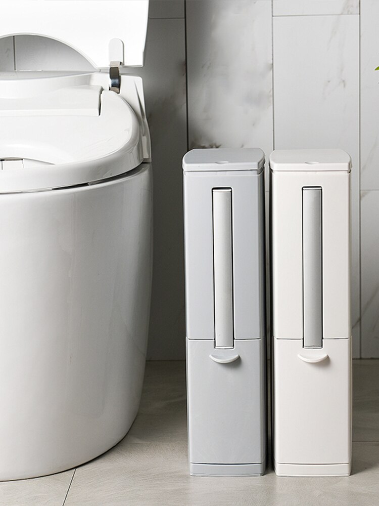 Rectangle Trash Bin Cover Kitchen Garbage Sorting White Modern Trash Bin Eco-Friendly Cocina Household Cleaning Tools BK50LJ