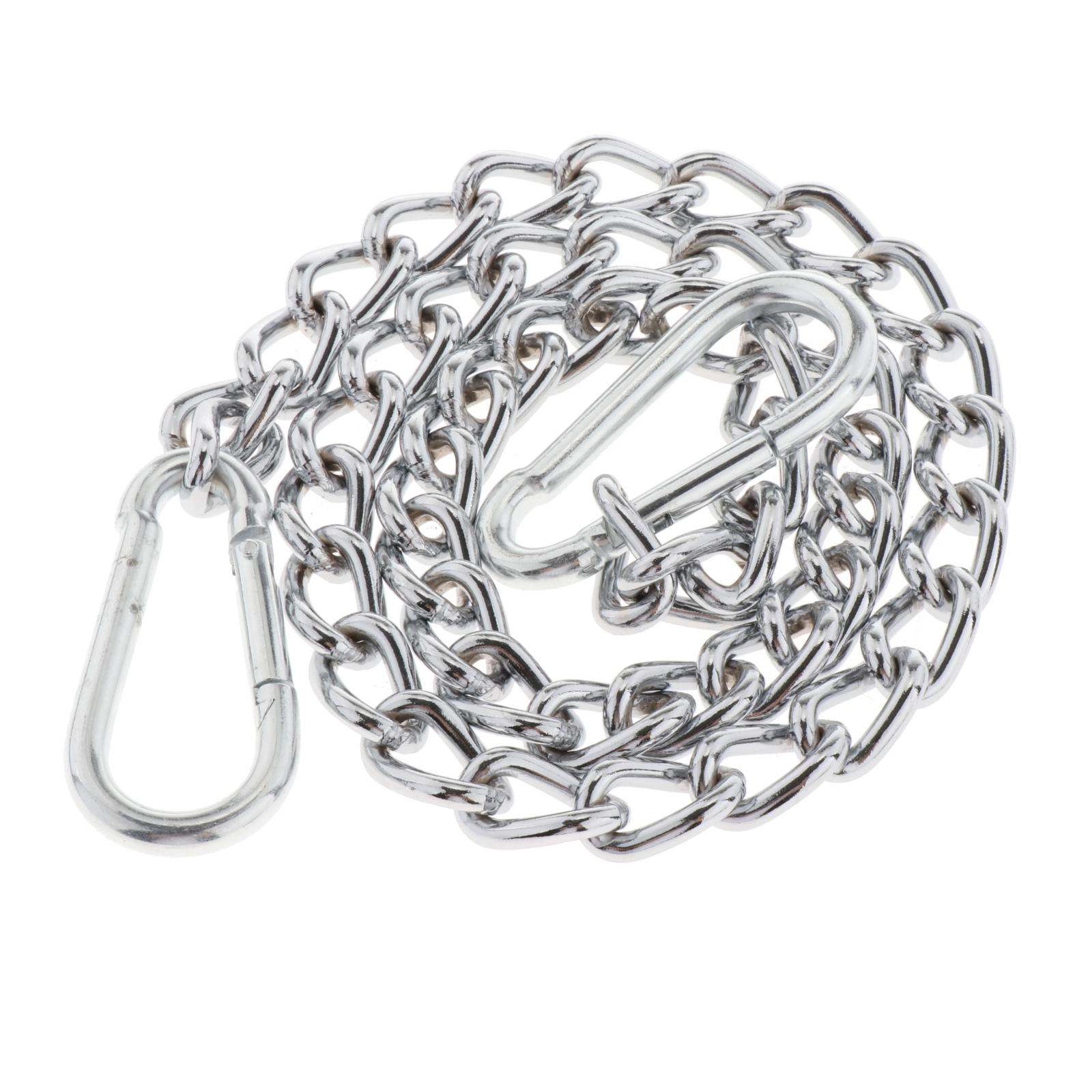 Hanging Chair Chain 200kg Capacity Heavy Duty Variable Attachment Hooks for Hanging Chair Hammock: Chrome plated 66