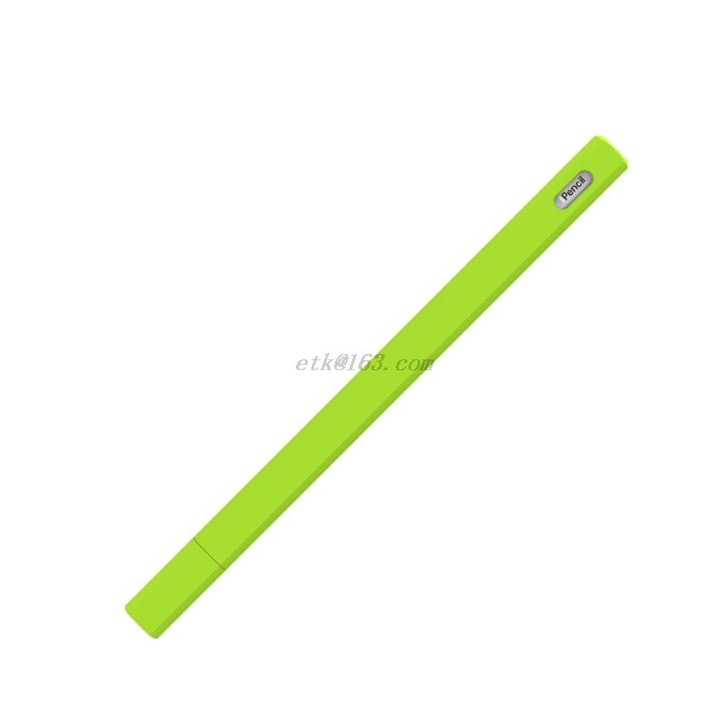 Triangle Anti-scroll Silicone Protective Case Pouch Cap Holder Nib Cover Skin For Apple Pencil 2 for iPad Pencil 2nd: Green Pencil 2