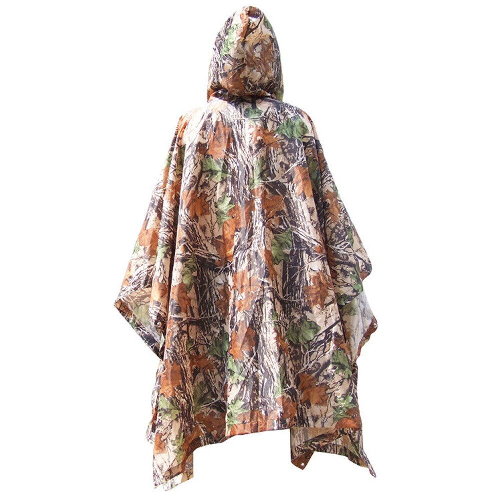 Raincoat Backpack Rain Cover Raincoat Hood Hiking Riding Rain Cover Poncho Waterproof Tent Outdoor Camping Tent Mat