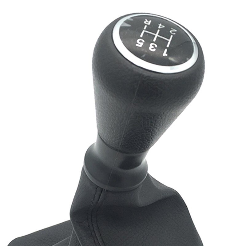 Bil gearskifte pu læder håndbold gearstang støvdæksel til peugeot 206 406 tilbehør gearstang gearknop supplie
