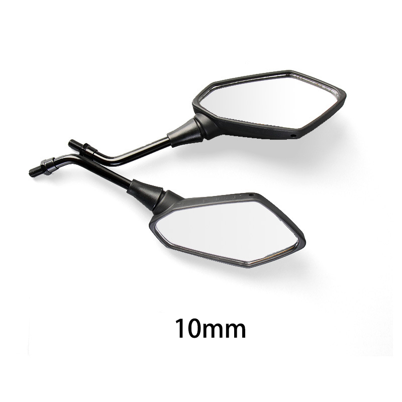 2 stks/paar Universele 8mm 10mm Motorfiets Spiegel Scooter E-Bike Achteruitkijkspiegels Elektromobiel Achterkant Bolle Spiegel: Blauw