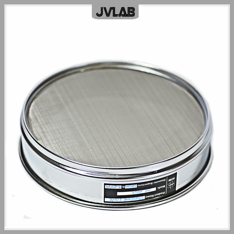 Prüfung Sieb Labor Standard Probenahme Inspektion Pharmacopeia Sieb 304 SUS Filter Gittergewebe Chroming Rahmen Diam. 20 cm 12-200 Gittergewebe