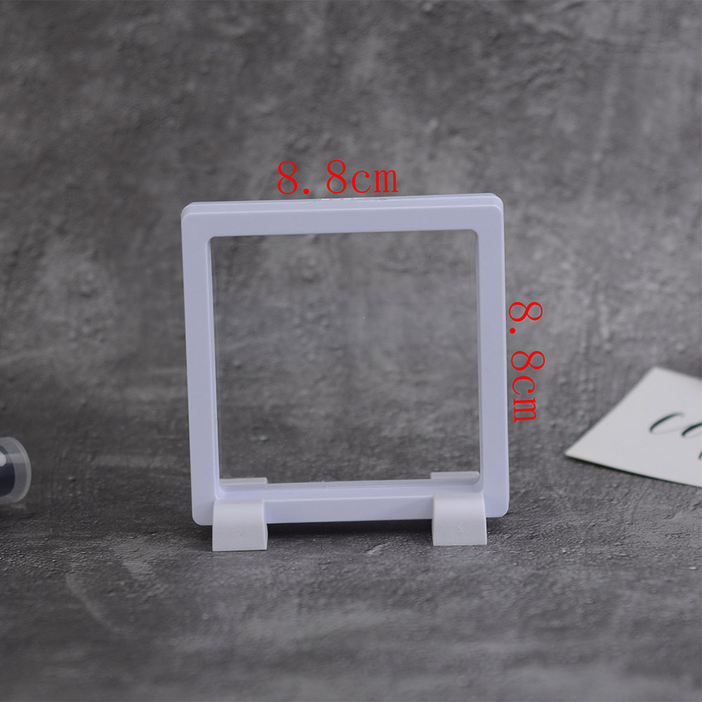 Display Film Suspension Jewelry Transparent Box Jewelry Storage Box Transparent Frame Display Stand
