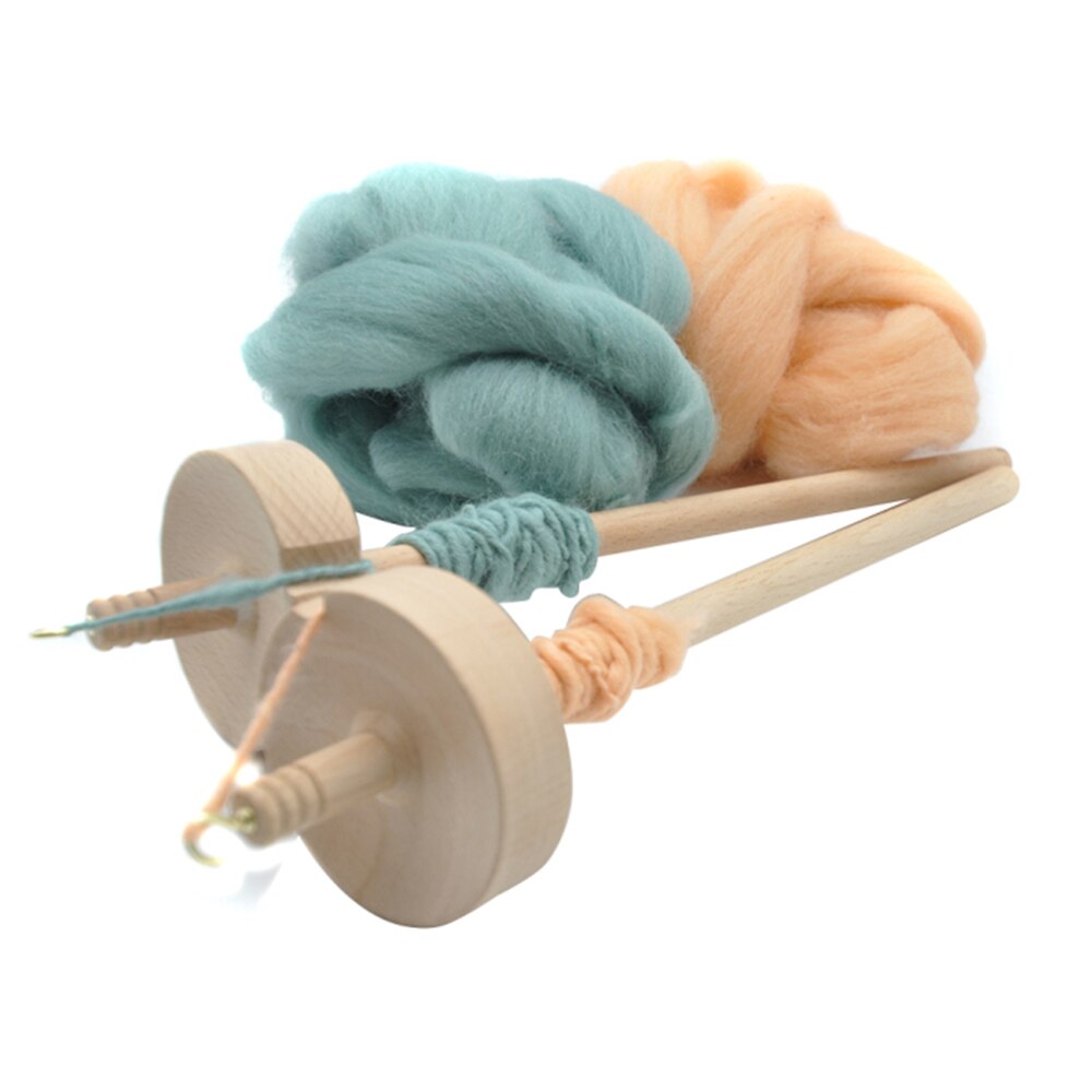 Husillo de madera tallado a mano, herramienta de costura para principiantes, bricolaje, artesanal