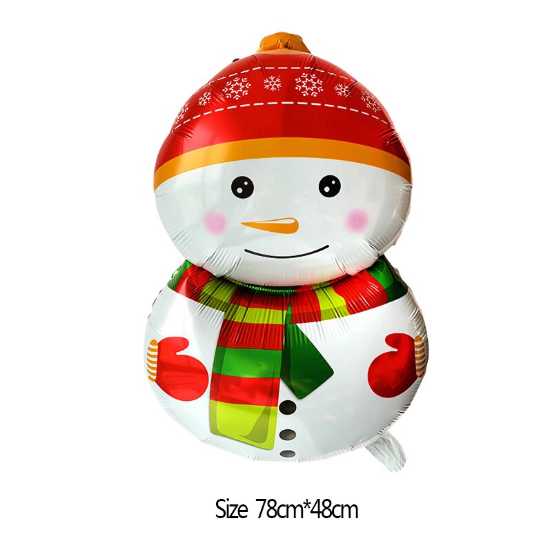 Santa Claus Deer Schneemann Folien-ballone Weihnachten Baum Helium Ballon für Weihnachten Party Dekoration Globals Kinder Spielzeug Neue Jahr Decor: B05