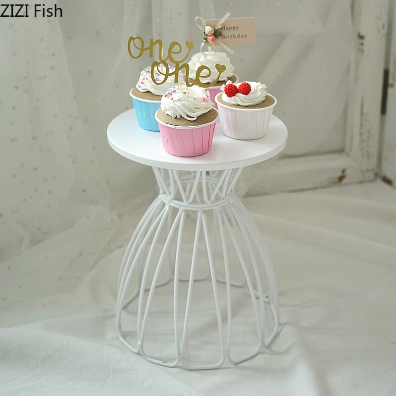 8/10 Inches Rok Cake Stands Wit/zwart Wedding Cake Tafel Decorating Party Leveranciers voor Fondant Display Stand