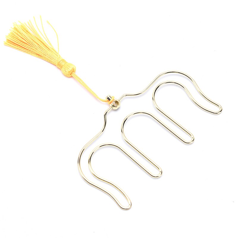 Map Pierced Metal Muziek Boek Clip Pagina Houder Bookmark Briefpapier Klem: 2