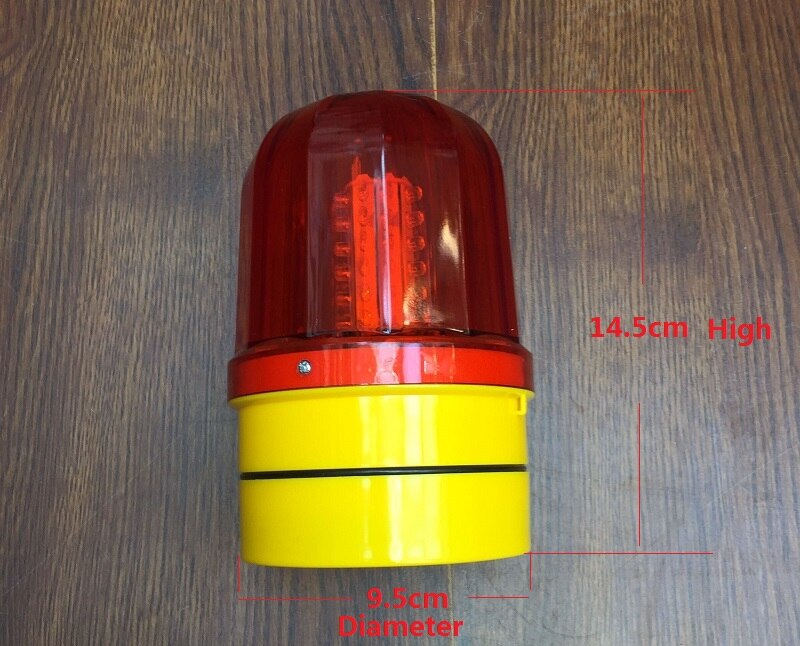 Led trafiksäkerhet varningsljus, bil kupol roterande blinkande ljus med magnet