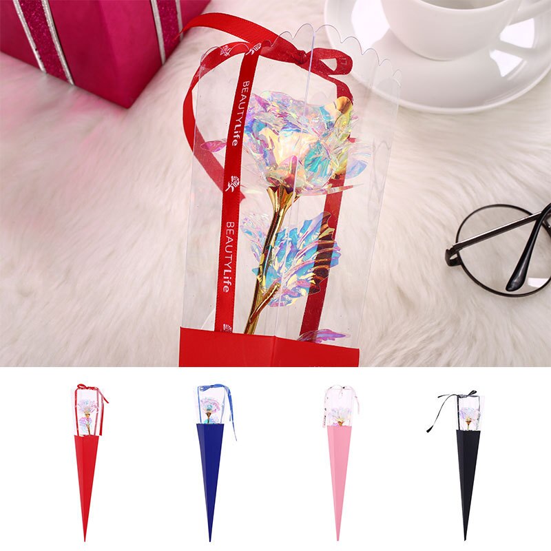 24K Color Gold Rose Simulated Flower Eternal Flower for Your Lover Wedding Party Anniversary Valentine'S Day Romantic Presents