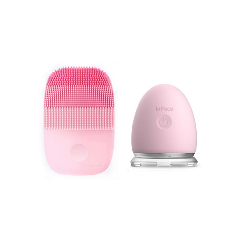 Xiaomi Inface Ultrasonic Ion Skin Cleaning Instrument And Face Facial Vibration Massage Ion Introduction Skin Tender And Shiny: XM-YP-508-P-P