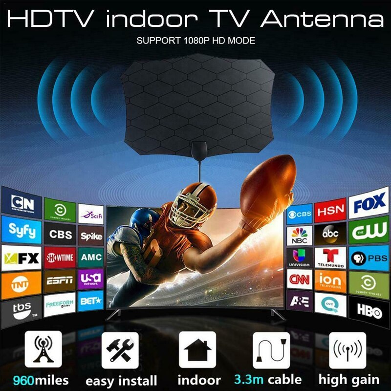 240 miles räckvidd inomhus antenn tv digital antenn digital inomhus hdtv 1080p