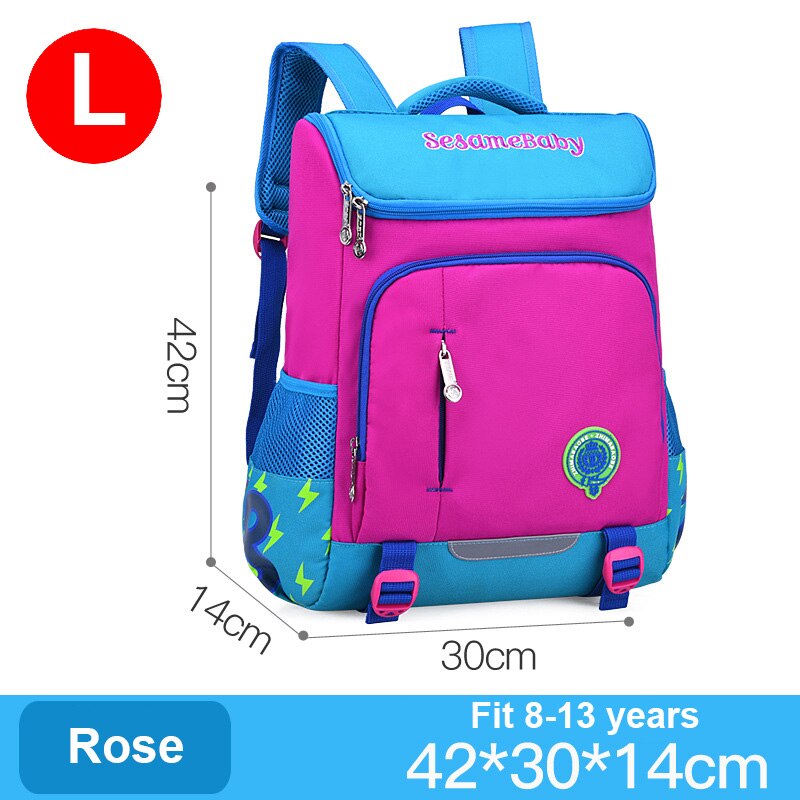 Russe espace Style cartable enfant fille garçon sac d'école enfant jeunesse étudiant école sac à dos enfants sacs enfants sac à dos: rose big