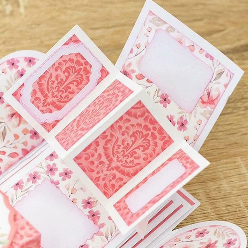 Pop Up Card Cutting Dies Set Twist & Pop Metal Cutting Die For DIY Scrapbooking Card Making Template