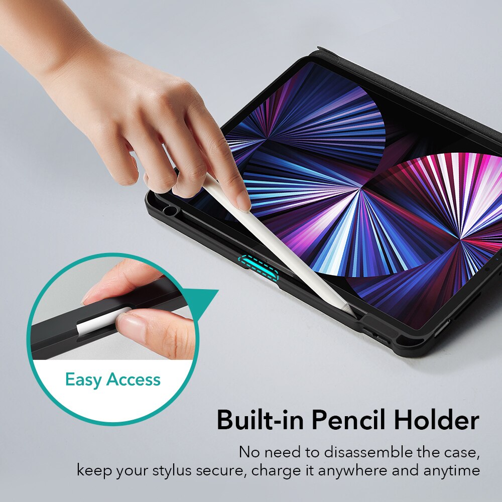 ESR for iPad Mini 7th/6th Generation Case ) for iPad Mini 7 Case Detachable Magnetic Cover Hard Back Auto Sleep/Wake