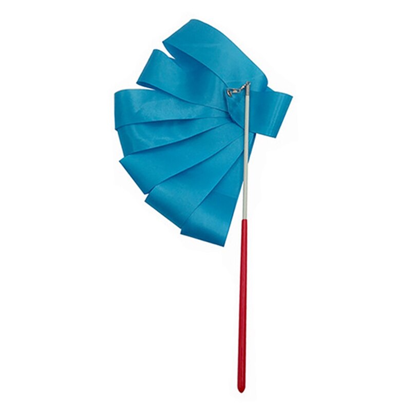 2m/4m rubans de gymnastique colorés, ruban de danse, art rythmique, gymnastique, ballet, banderole, tige tournante, bâton pour l'entraînement en salle de sport: 5 / 4m